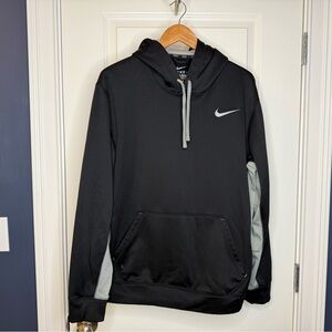 Nike Black and Gray Half-Zip Jacket with Sporty Design